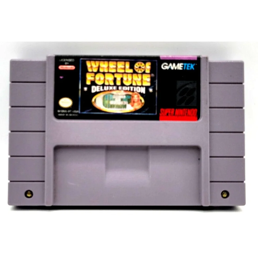 Wheel of Fortune Deluxe Edition Super Nintendo SNES CARTRIDGE ONLY TESTED WORKS